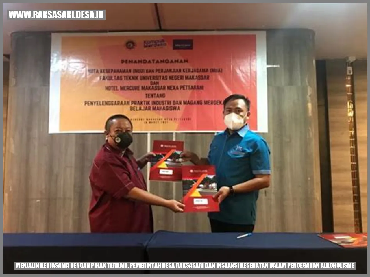 Kerjasama Pemerintah Desa Raksasari dan Instansi Kesehatan