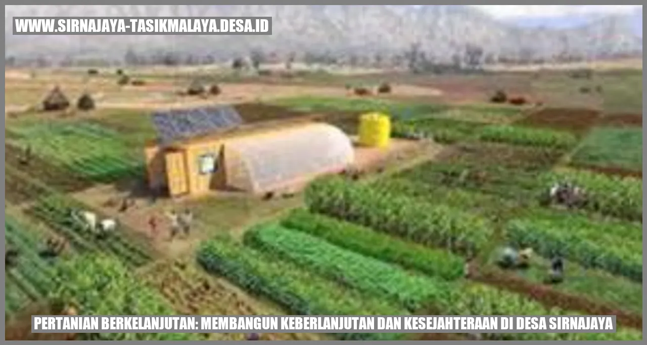Pertanian Berkelanjutan: Membangun Keberlanjutan dan Kesejahteraan di Desa sirnajaya