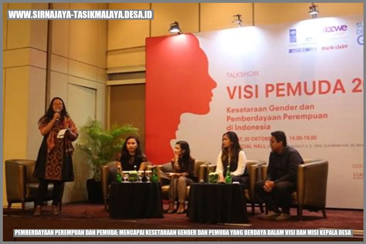 Gambar Pemberdayaan Perempuan dan Pemuda: Mencapai Kesetaraan Gender dan Pemuda yang Berdaya dalam Visi dan Misi Kepala Desa