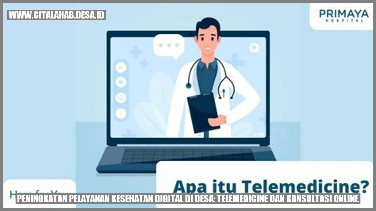 Telemedicine dan Konsultasi Online