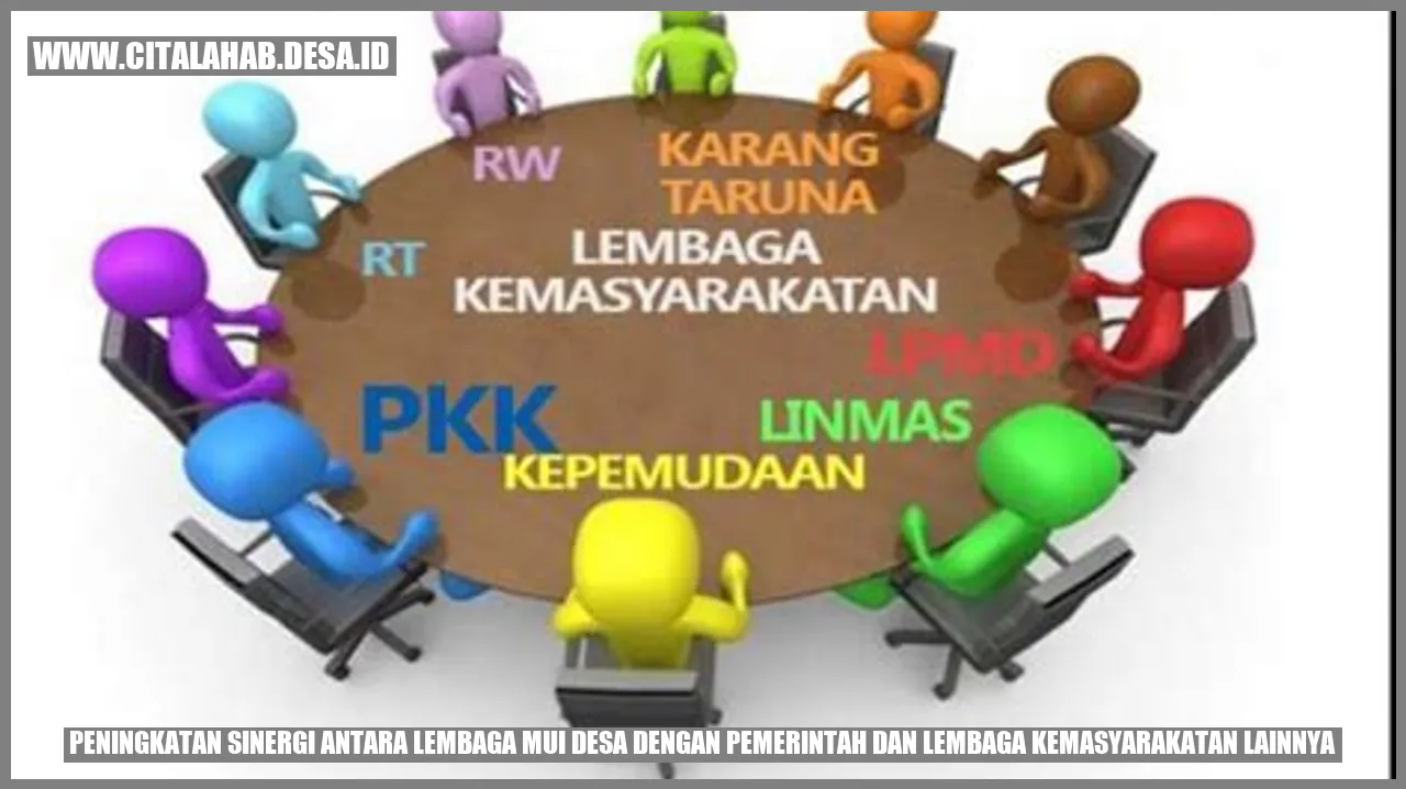 Peningkatan Sinergi antara Lembaga MUI Desa dengan Pemerintah dan Lembaga Kemasyarakatan Lainnya