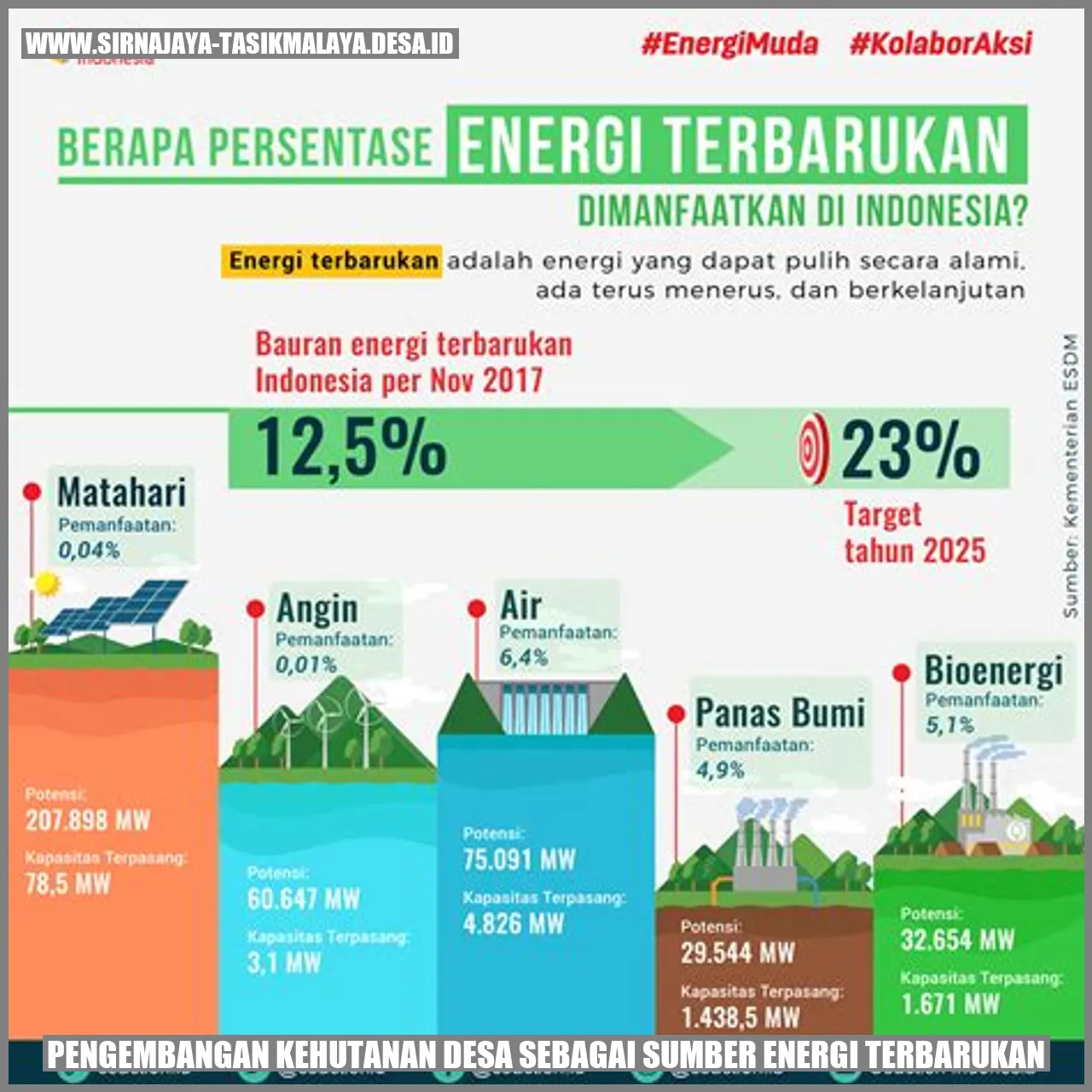 Pengembangan Kehutanan Desa sebagai Sumber Energi Terbarukan