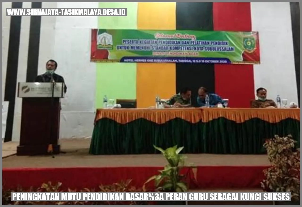 Guru mengajar siswa