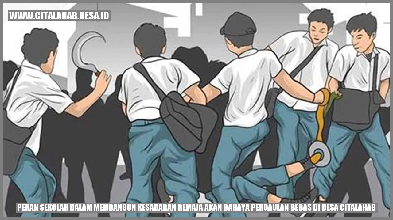 Gambar: Peran Sekolah dalam Membangun Kesadaran Remaja akan Bahaya Pergaulan Bebas di Desa Citalahab