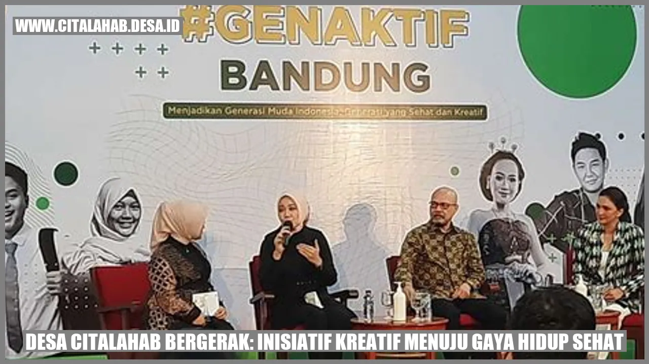 Desa citalahab Bergerak: Inisiatif Kreatif Menuju Gaya Hidup Sehat