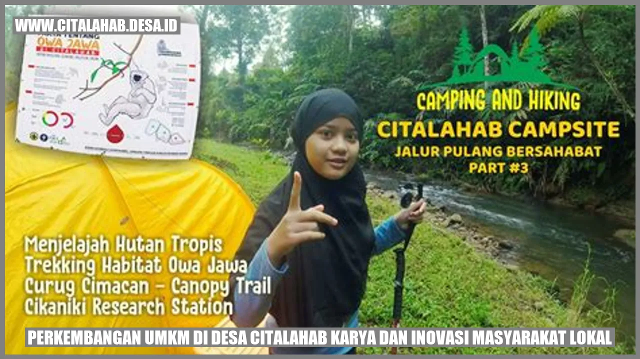 Perkembangan UMKM di Desa Citalahab: Karya dan Inovasi Masyarakat Lokal
