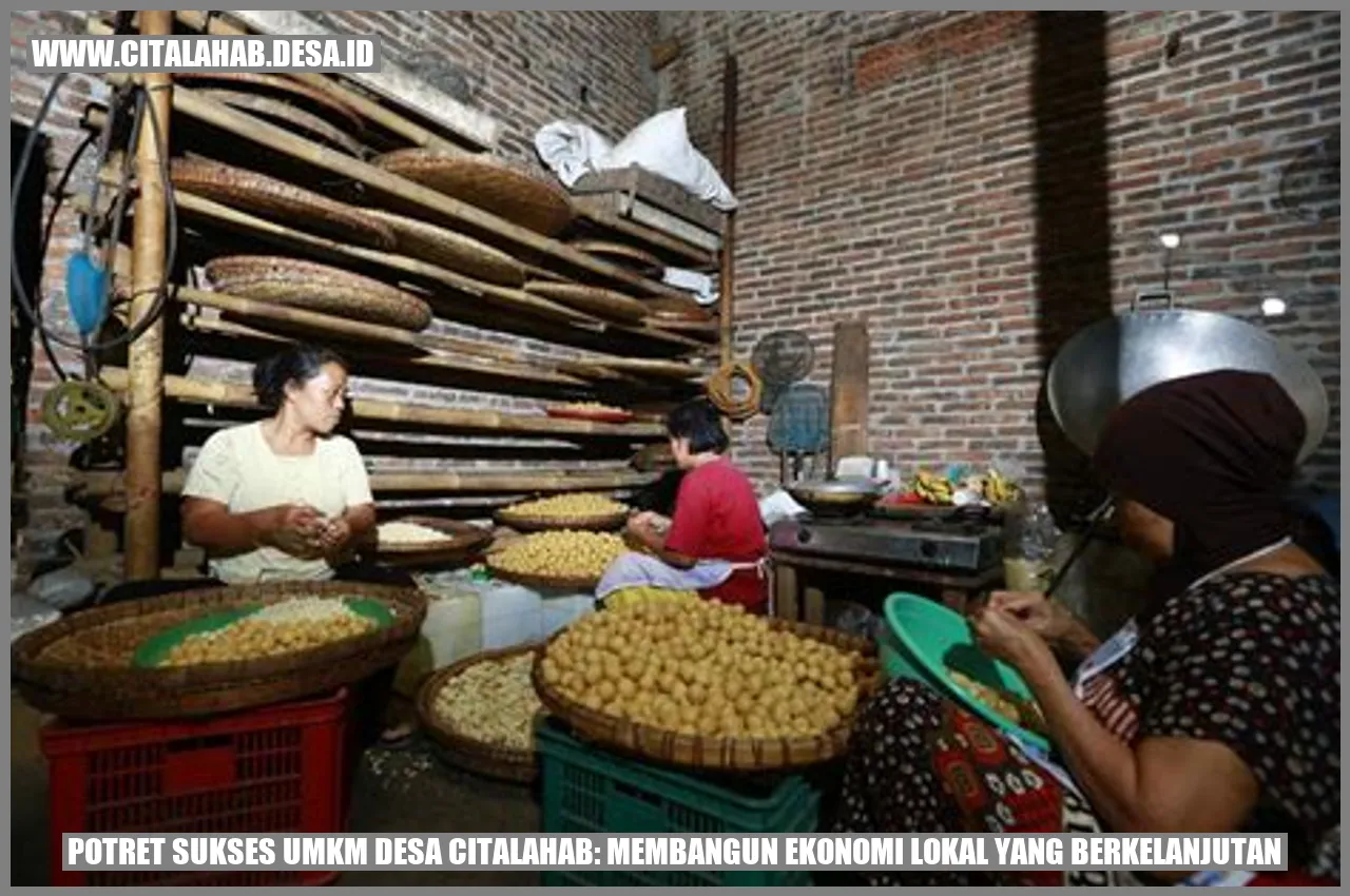 Potret Sukses UMKM Desa Citalahab: Membangun Ekonomi Lokal yang Berkelanjutan