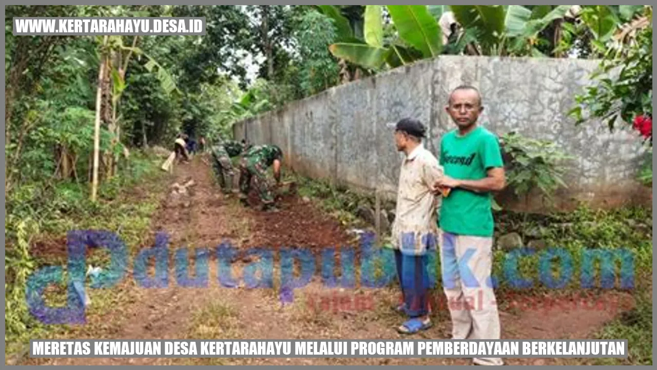 Meretas Kemajuan Desa Kertarahayu